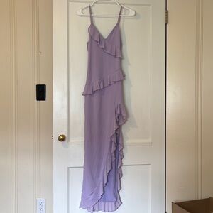 Lavender Ruffle Dress